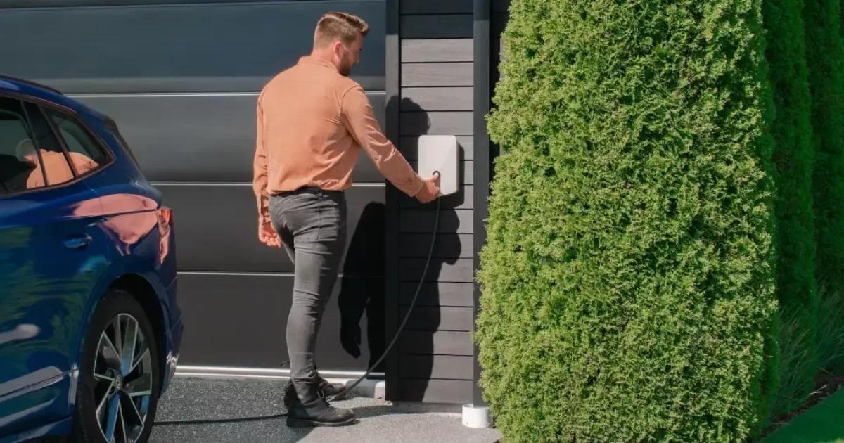 Man Charging Car