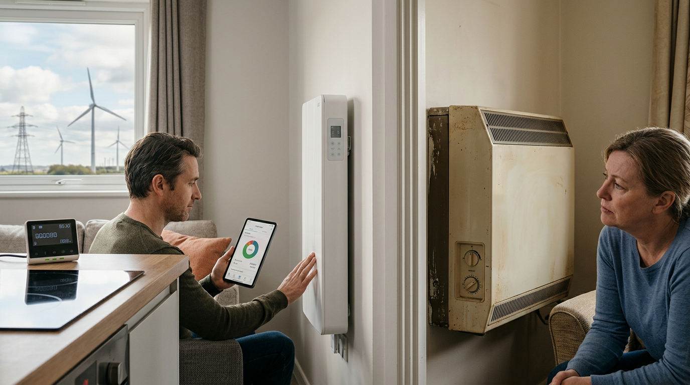 Storage Heaters in 2026: High-Heat Retention vs Old Bricks — illustration