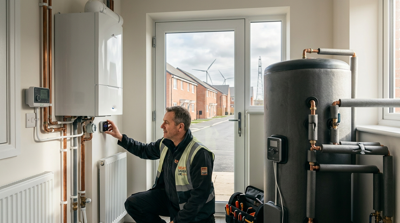 Combi Boiler vs Hot Water Cylinder in 2026: Which is Cheaper? — illustration