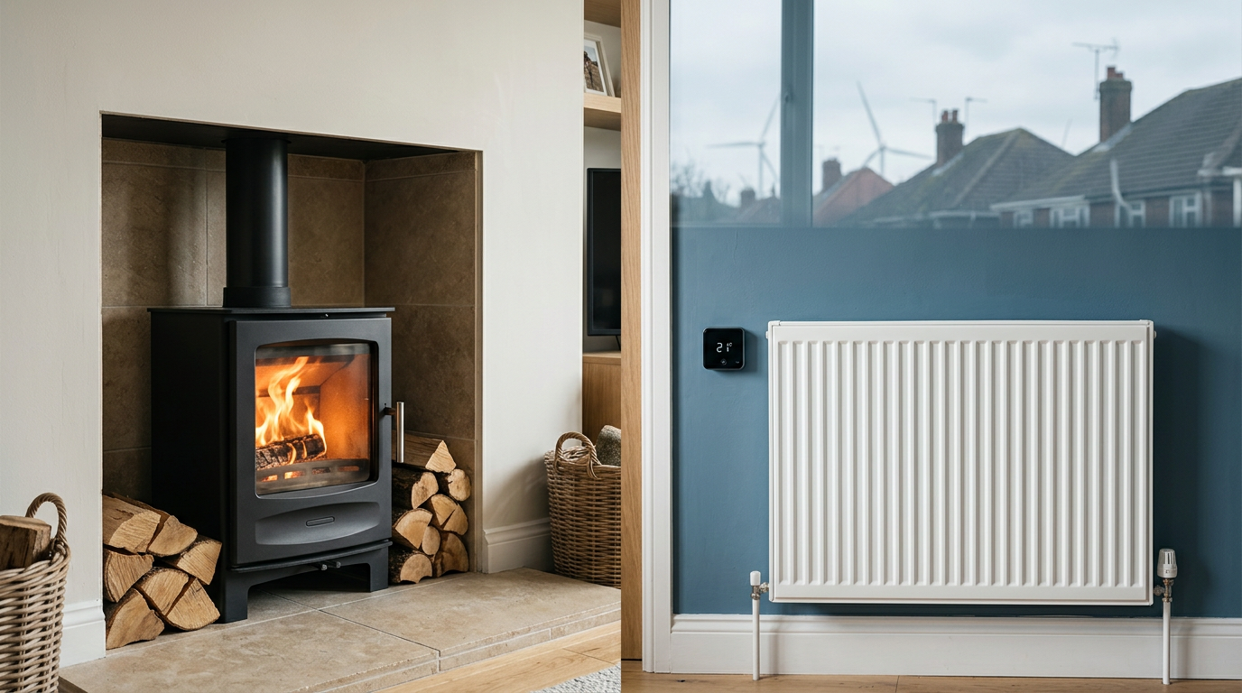 Wood Burning Stove vs Central Heating: 2026 UK Cost Comparison — article cover