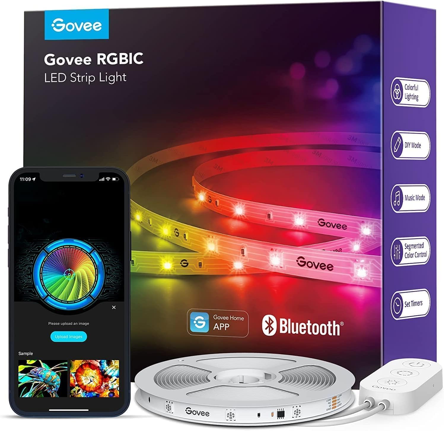 Govee RGBIC LED Strip Light 10m (Bluetooth)
