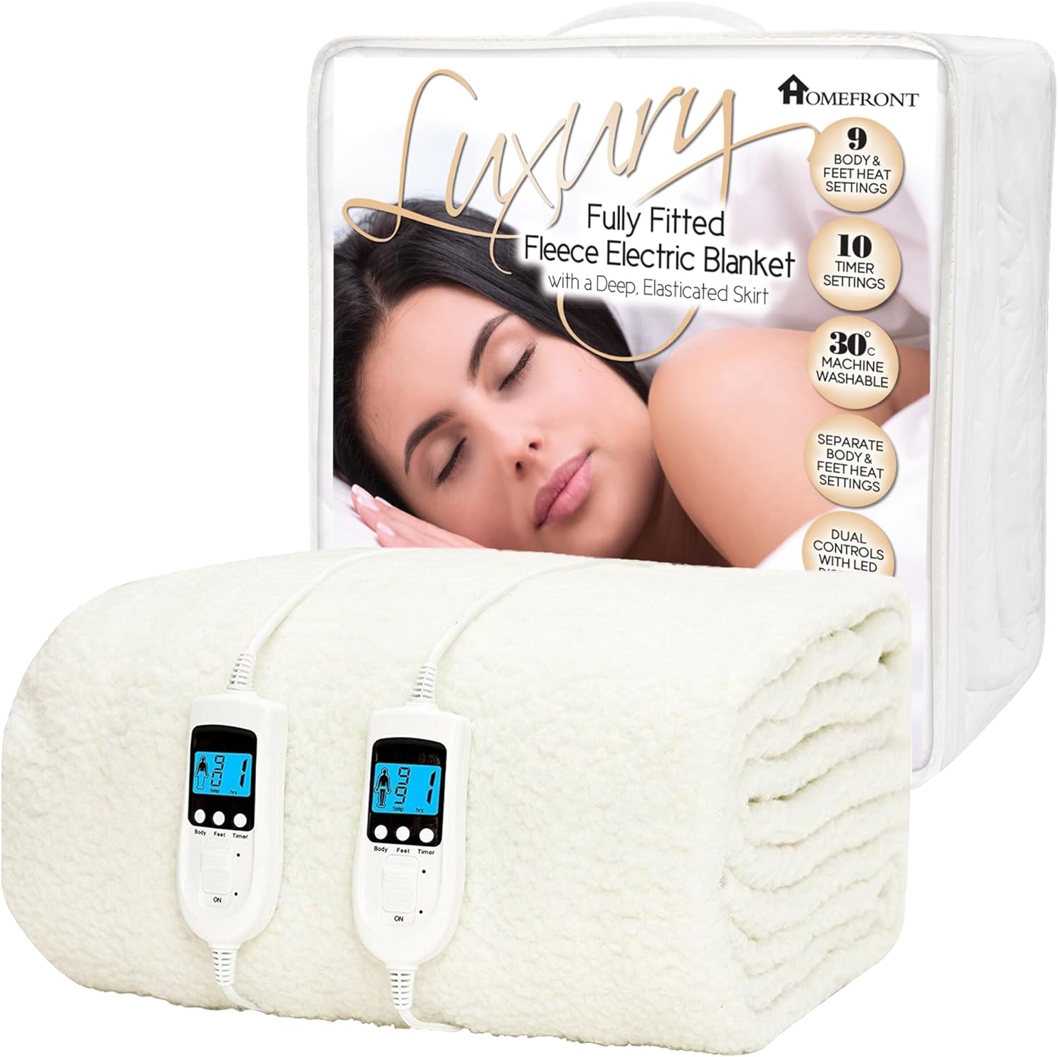 Homefront Electric Blanket King Size Dual Control