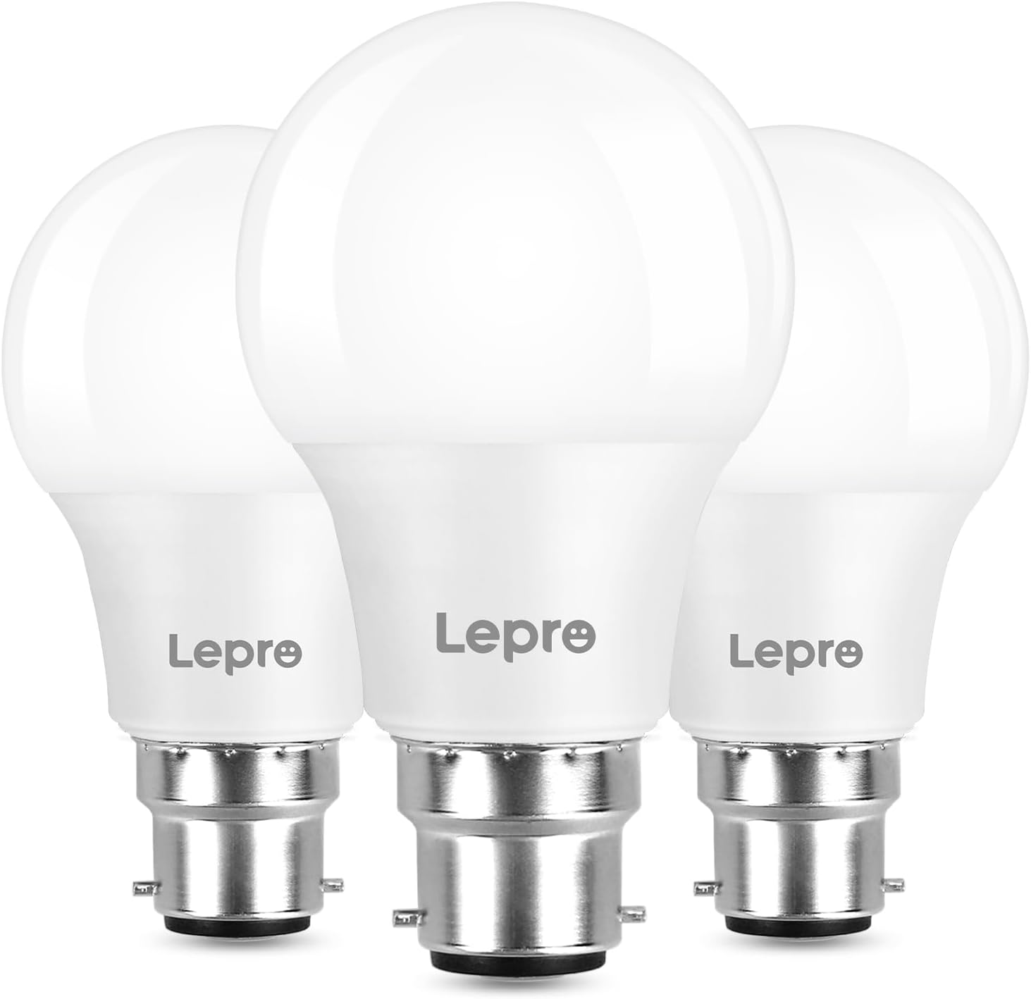 Lepro B22 LED Bayonet Light Bulbs, 3-Pack