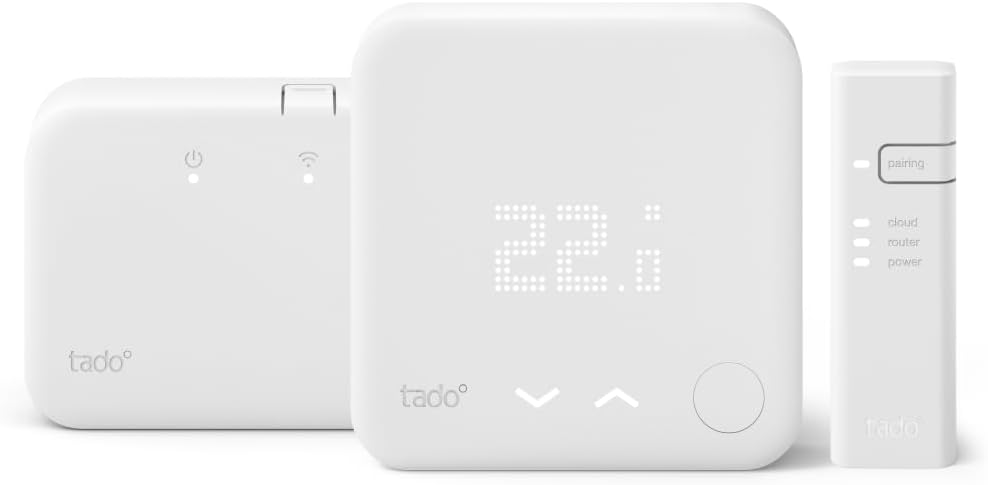 tado° Wireless Smart Thermostat V3+ Starter Kit (with Hot Water Control)