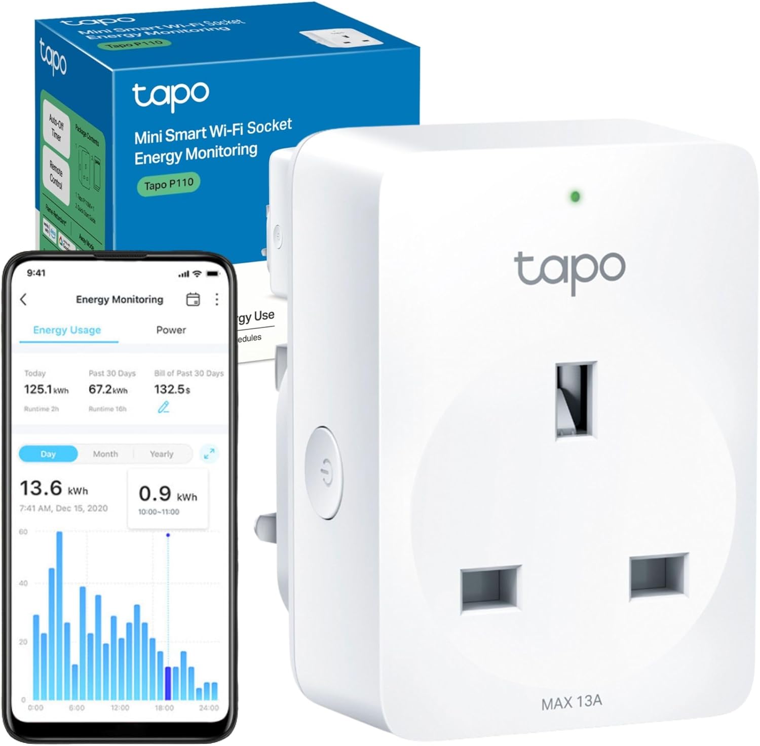 Tapo P110 Smart Plug with Energy Monitoring