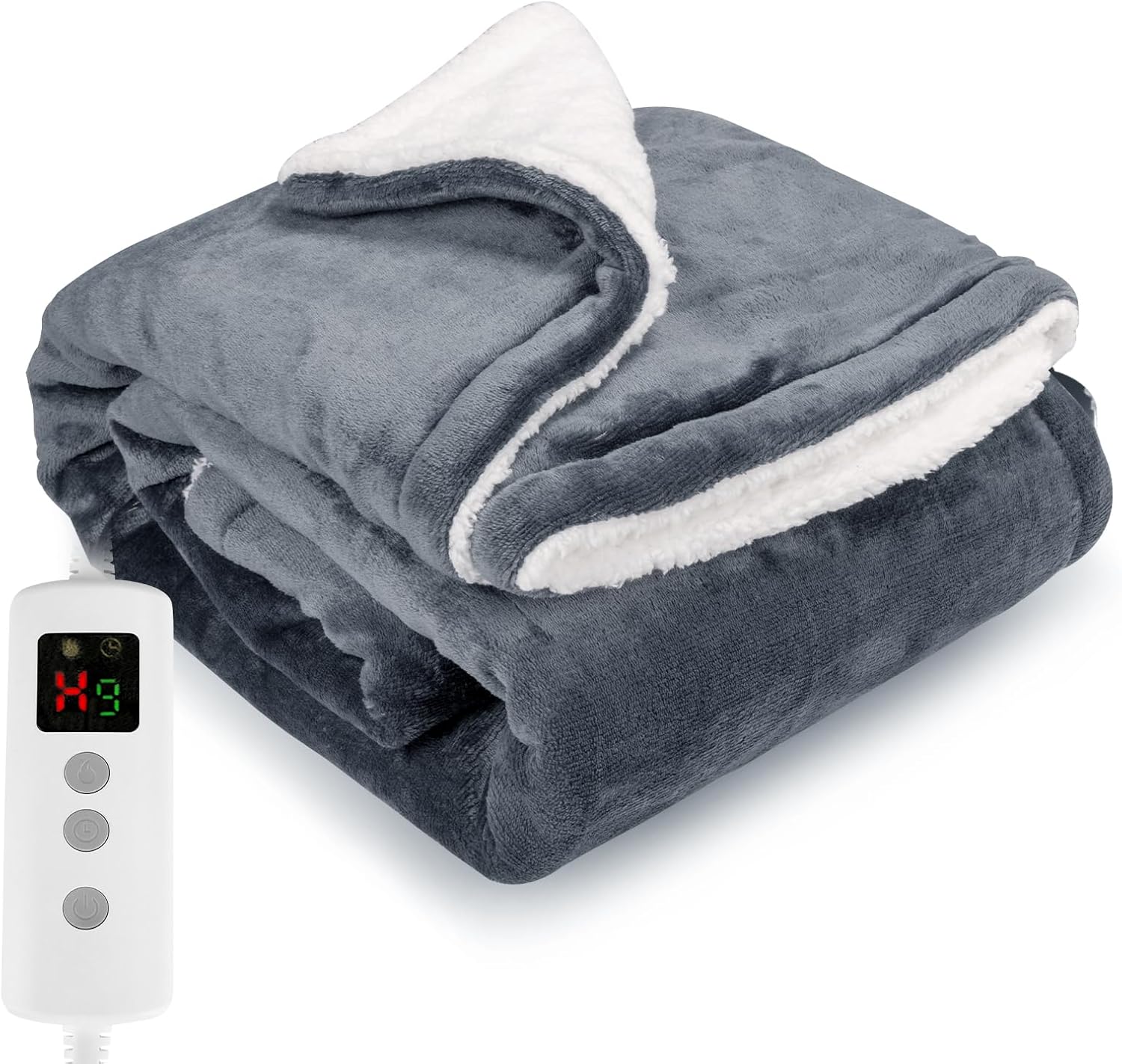 Warm Home UK Electric Heated Blanket Throw
