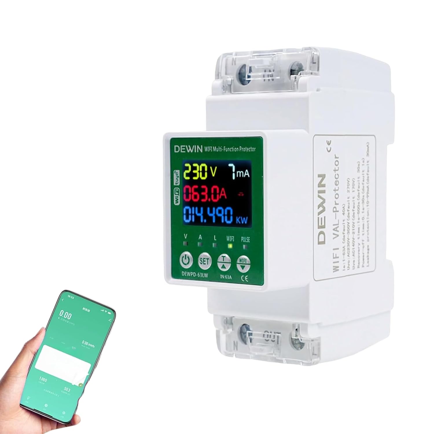WiFi Smart Energy Meter & Circuit Breaker