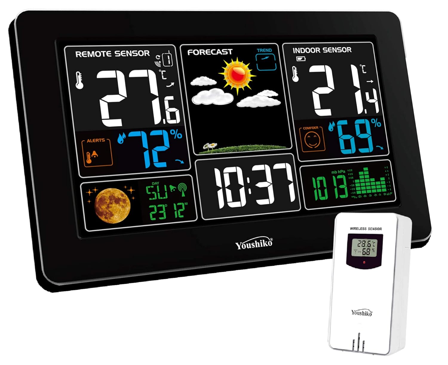 Youshiko YC9444 Wireless Weather Station (UK Version)
