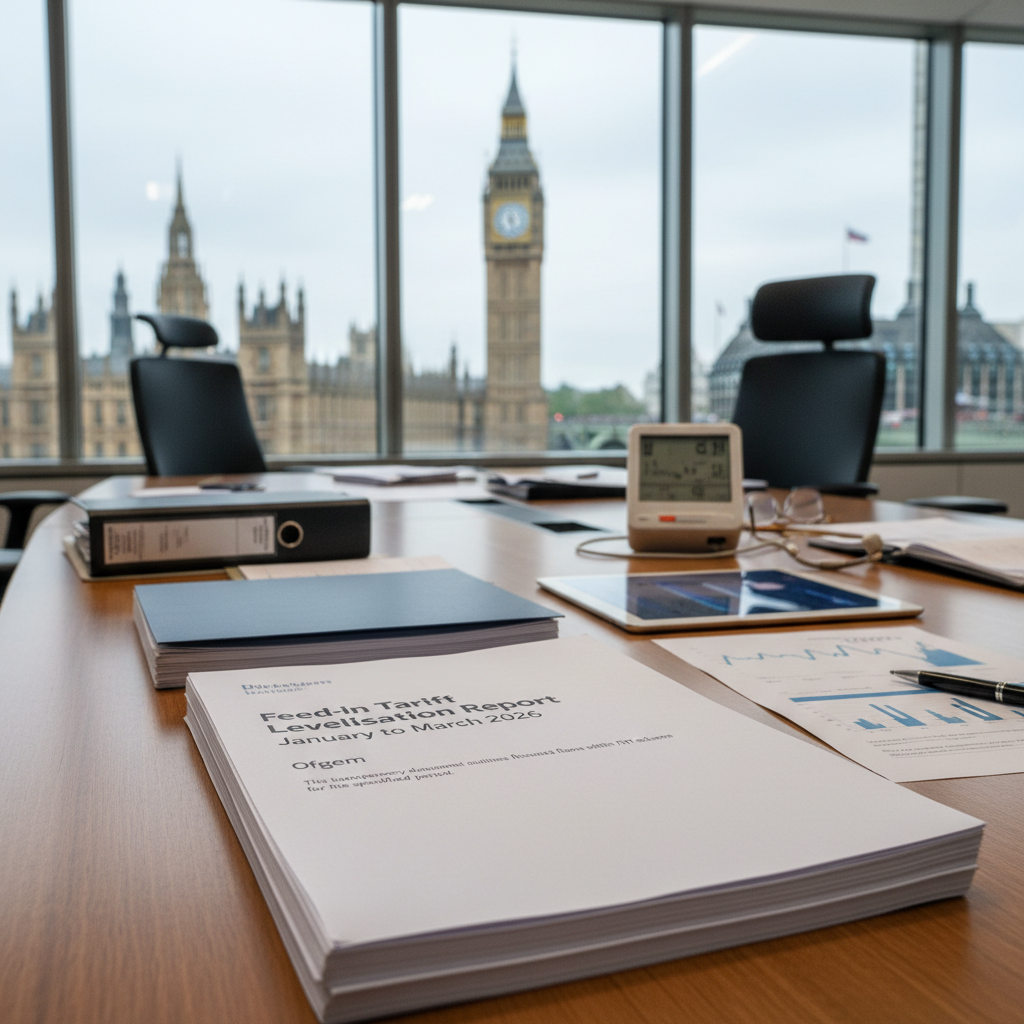 Feed-in Tariff Levelisation Report January to March 2026 - Ofgem